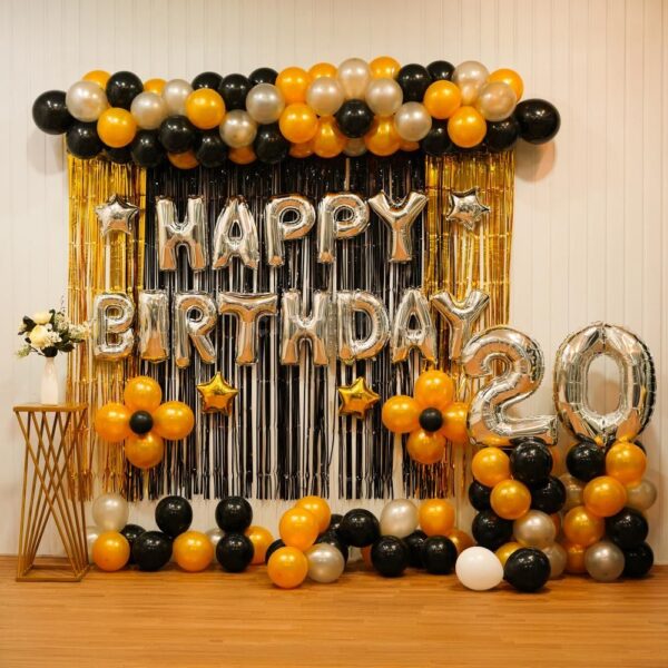 Balloon decorations for birthdays